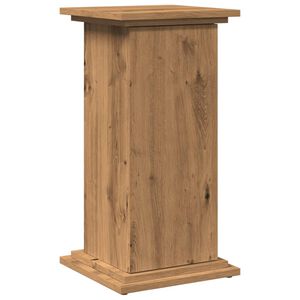 vidaXL Pi&eacute;destal avec rangement ch&ecirc;ne artisanal bois d'ing&eacute;nierie
