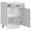 vidaXL Armoire de cuisine Lucca sonoma gris bois ing&eacute;nierie