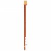 vidaXL T&ecirc;te de lit cire marron 135 cm bois massif de pin