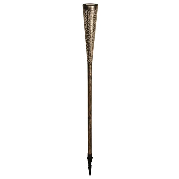 Luxform Lampe solaire &agrave; LED torche de jardin Plymouth Gris
