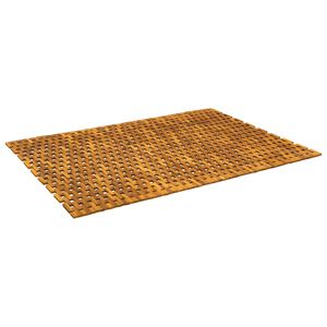 vidaXL Tapis de bain Naturel 105 x 160 cm Bois d'Acacia Massif