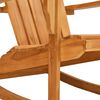 vidaXL Chaise &agrave; bascule de jardin Adirondack bois de teck massif