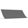 vidaXL Auvent r&eacute;tractable anthracite 350x150 m tissu et acier