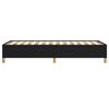 vidaXL Cadre de lit sans matelas noir 80x200 cm tissu