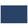 vidaXL Couverture lest&eacute;e Bleu 122x183 cm 5 kg Tissu