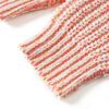 Cardigan pour enfants tricot&eacute; rose m&eacute;lang&eacute; 140