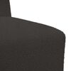 vidaXL Unit&eacute; de Sofa Modulaire Sans Accoudoirs 3 pcs Gris fonc&eacute;