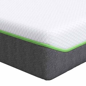 vidaXL Matelas Moyennement doux 80 x 160 cm Blanc et Gris