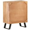 vidaXL Buffet 60x36x76 cm Bois d'acacia solide avec bord naturel