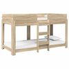 vidaXL Lit Superpos&eacute; pour Enfants Ch&ecirc;ne Sonoma 80 x 200 cm