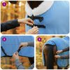 vidaXL Couverture &Eacute;quine Aqua Complet 135 cm Fleece polaire