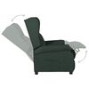vidaXL Fauteuil inclinable Vert fonc&eacute; Tissu