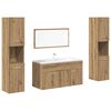 vidaXL Ensemble de meubles salle de bain 4 pcs bois d'ing&eacute;nierie