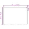 vidaXL Rideau en Dentelle Floral Blanc 200 x 300 cm Polyester