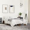 vidaXL Cadre de lit sans matelas ch&ecirc;ne fum&eacute; 140x200 cm