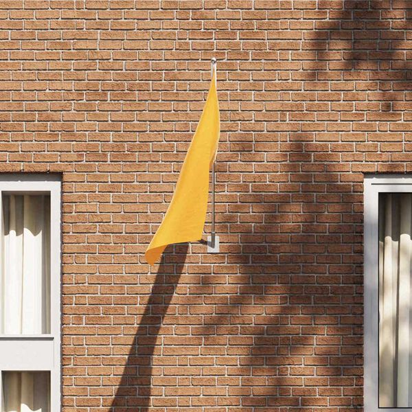 vidaXL Support de mât de drapeau Argent 10.5 x 7.5 cm Acier