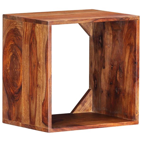 vidaXL &Eacute;tag&egrave;re Murale Cube Marron 40 x 30 x 40 cm Bois d'Acacia Massif