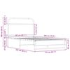 vidaXL Cadre de lit sans matelas 107x203 cm ch&ecirc;ne sonoma