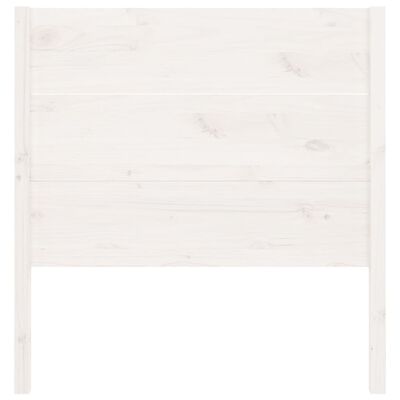vidaXL Tête de lit Blanc 81x4x100 cm Bois massif de pin
