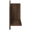 vidaXL Armoire murale 70x16,5x30 cm ch&ecirc;ne marron bois d'ing&eacute;nierie