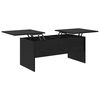 vidaXL Table basse Ch&ecirc;ne noir 102 x 50,5 x 46,5 cm Bois d'ing&eacute;nierie