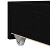 vidaXL Lit d'appoint Ch&ecirc;ne noir 90 x 200 cm Bois d'ing&eacute;nierie