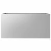 vidaXL Jardini&egrave;re argent&eacute; 62x30x29 cm acier galvanis&eacute;