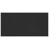 vidaXL Appui de fen&ecirc;tre Noir avec grain de bois 60 x 40 x 4,5 cm PVC