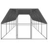 vidaXL Poulailler 3x12x2 m acier galvanis&eacute;