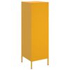 vidaXL Buffet jaune moutarde 36x39x113 cm acier