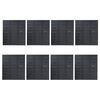 vidaXL Kit de bacs de stockage et panneaux muraux 136pcs rouge et noir