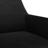 vidaXL Chaise pivotante de salle &agrave; manger Noir Velours