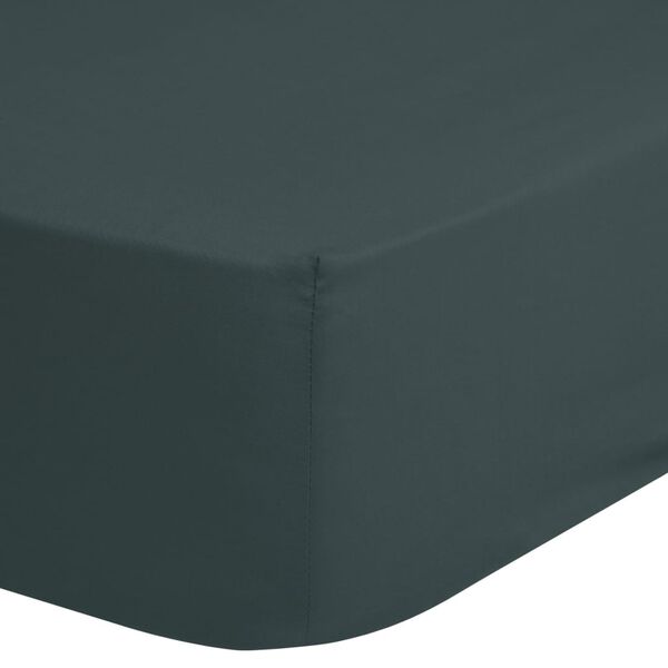 Good Morning Drap-housse Jersey 180x220 cm Vert fonc&eacute;