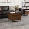 vidaXL Table basse Ch&ecirc;ne marron 50x50x40 cm Bois d'ing&eacute;nierie