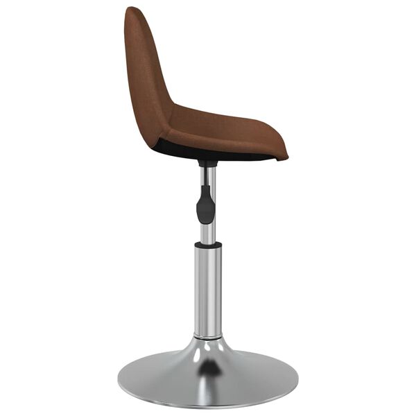 vidaXL Tabouret de bar Marron Tissu