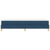 vidaXL Lit &agrave; ressorts avec matelas Bleu 90 x 200 cm tissu
