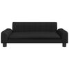 vidaXL Canap&eacute; pour enfants noir 90x53x30 cm similicuir