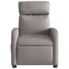 vidaXL Fauteuil inclinable &eacute;lectrique Taupe Tissu