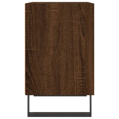 vidaXL Tables de chevet 2pcs chêne marron 40x30x50cm bois d'ingénierie