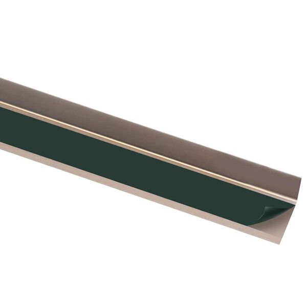 vidaXL Nez de marche forme en L 15 pcs aluminium 90 cm marron
