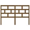 vidaXL T&ecirc;te de lit Marron miel 146x4x100 cm Bois massif de pin