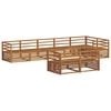 vidaXL Ensemble de canap&eacute;s d'ext&eacute;rieur 8 pcs Naturel