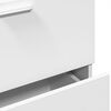 vidaXL Armoire d'&eacute;vier blanc 59x37x59 cm bois d'ing&eacute;nierie