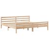 vidaXL Cadre de lit sans matelas 200x200 cm bois massif de pin