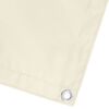 vidaXL &Eacute;cran de balcon Cr&egrave;me 110 x 600 cm Tissu Oxford