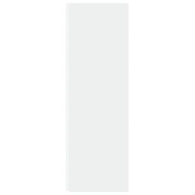 vidaXL Armoire d'angle Blanc 33x33x100 cm Aggloméré