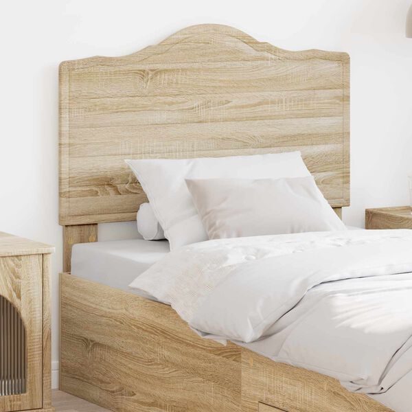vidaXL T&ecirc;te de lit Ch&ecirc;ne Sonoma 75 cm Bois d'ing&eacute;nierie