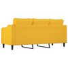 vidaXL Canap&eacute; &agrave; 3 places Jaune clair 180 cm Tissu
