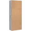 vidaXL Buffet haut sonoma gris 70x35x180 cm bois d'ing&eacute;nierie