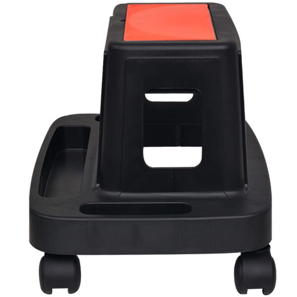 vidaXL Tabouret d'atelier roulant avec rangement 150 kg